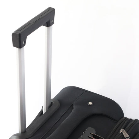 Buy 1 Get 1 Free | Medium Size 24 Inch Soft Material 4 Wheel Luggage Bag | Cabin Size FREE | 20-25 Kg Capacity