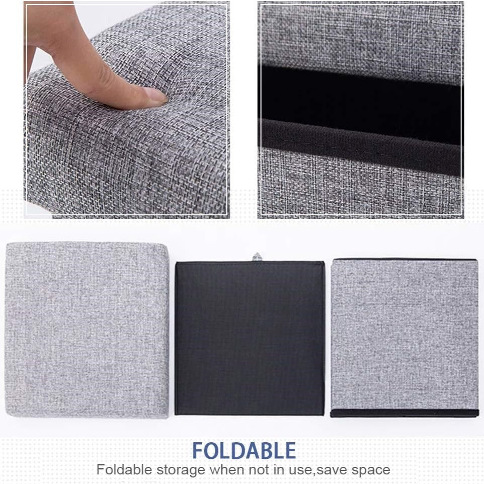 Multifunctional Footrest Stool | Folding Organizer Storage Box Zaappy