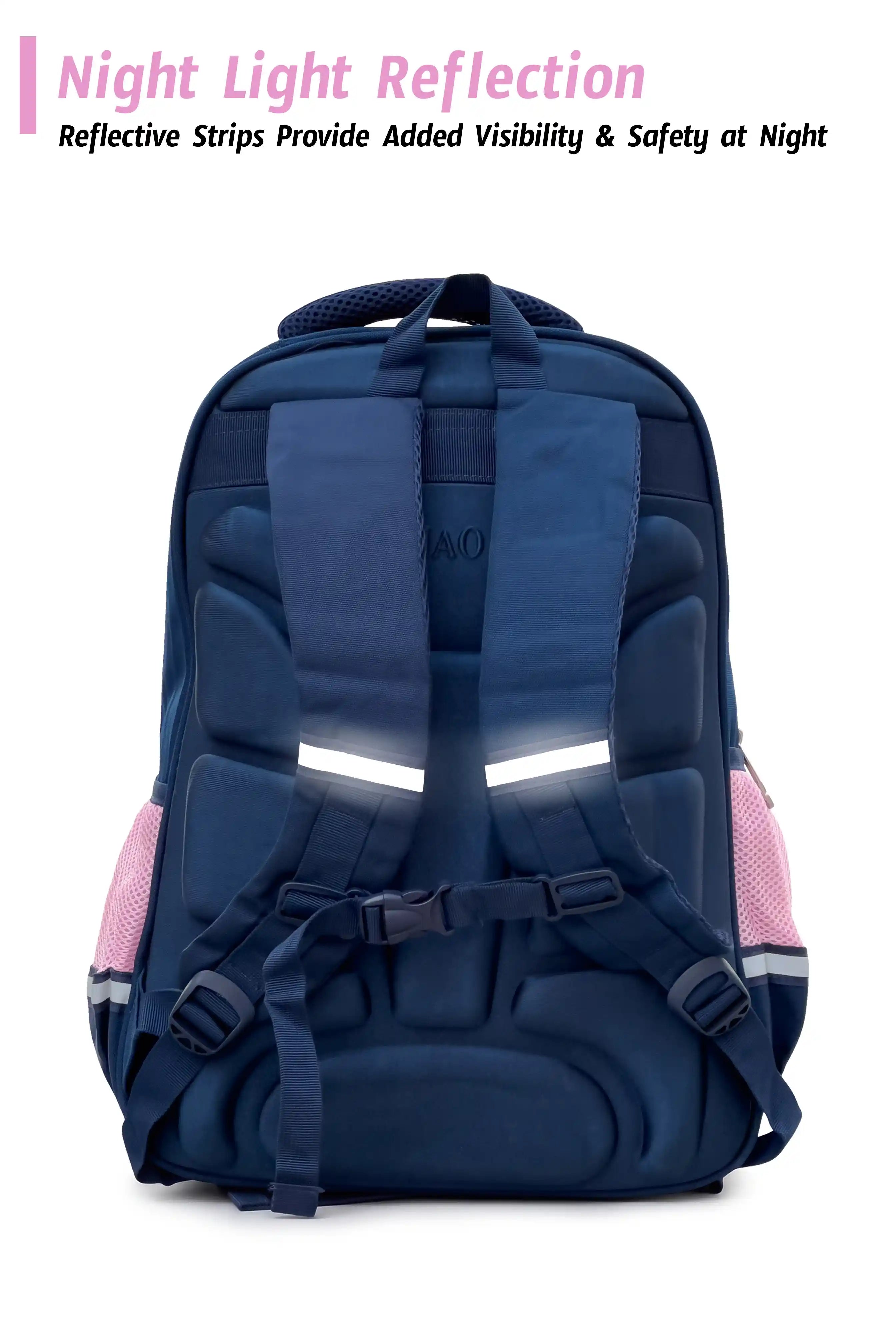 Striker Kids 16 Inch School Bag with Pencil Pouch, 7-13 Years With Adjustable Strap Buckle