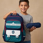 Striker Kids 16 Inch School Bag with Pencil Pouch, 7-13 Years With Adjustable Strap Buckle