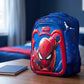 Super Force Printed Kids 14 Inch School Bag with Pencil Pouch, 4-12 Years With Adjustable Strap Buckle
