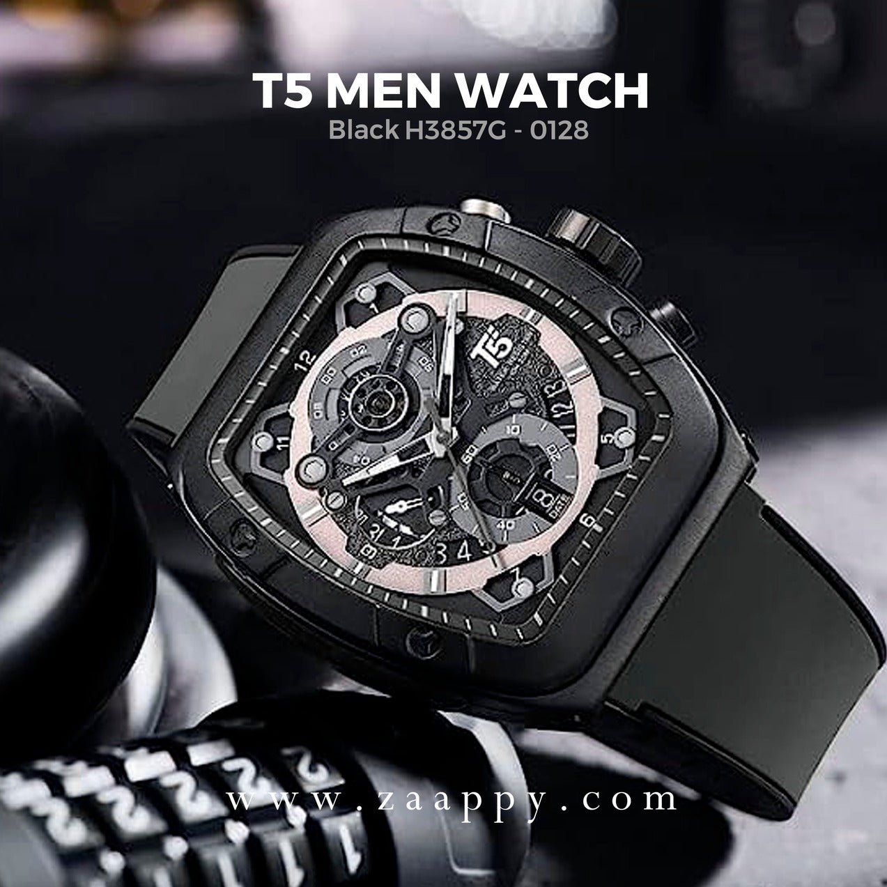 T5 Watch H3857G | Men Chronograph Zaappy.com