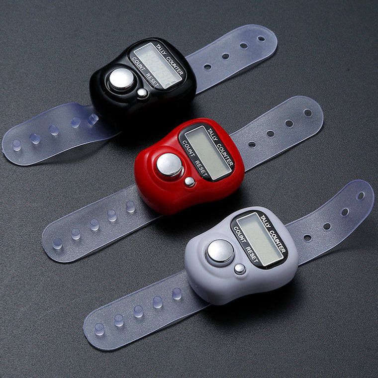 Mini Electronic Digital Hand Tally Counter With Finger Ring