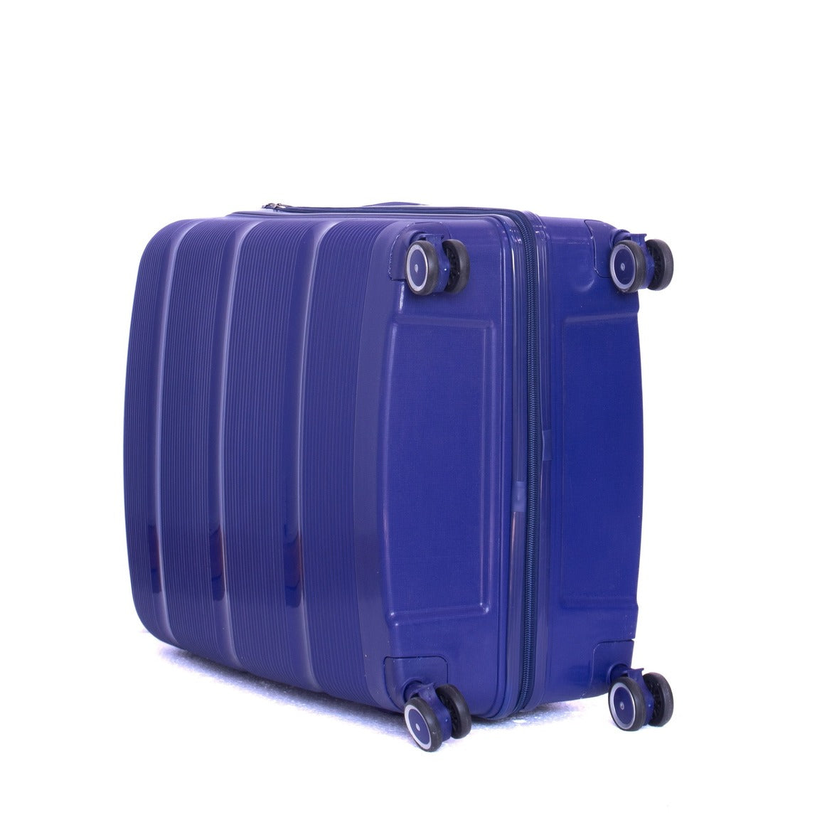 3 Piece Set 20" 24" 28 Inches Thin Line PP Unbreakable Luggage Bag With Double Spinner Wheel