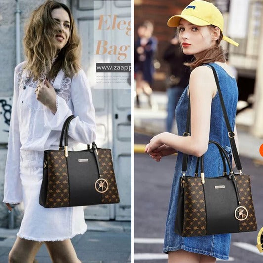 Stylish Tote Bag For Women S Print C Plane Shoulder Bag with Free Smartwatch