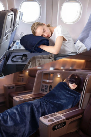 Tamilon Solid Flannel Travel Blanket Single Size 150 x 200cm