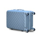 28" Grey Colour Diamond Cut ABS Luggage Lightweight Hard Case Trolley Bag Zaappy.com
