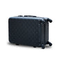 24" Black Colour Diamond Cut ABS Luggage Lightweight Hard Case Trolley Bag Zaappy.com