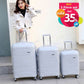 Ceramic Smooth PP Lightweight Luggage Bag With Double Spinner Wheel Zaappy