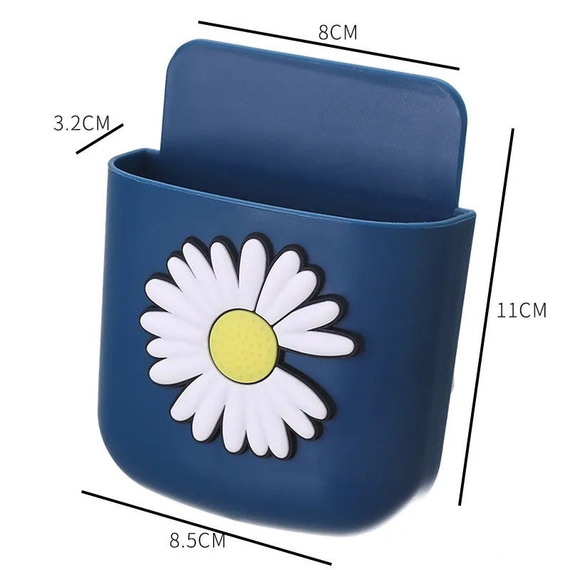 Wall Mounted Mobile Phone Holder | Flower Type Mobile Hanger | Buy 2 Get 1 Free Zaappy
