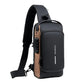 Anti theft Cross body Travel Sling Back Pack USB Type | Top Trending Chest Bag Zaappy