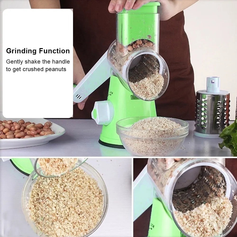 Multifunctional Rotary Cheese Grater | Kitchen Food Chopper for Vegetable | Cheese and Fruits