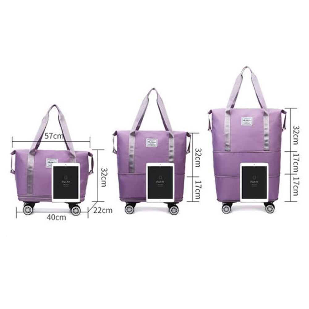 Large Capacity Expandable Luggage Bag | Travel Bags With Universal Wheels
