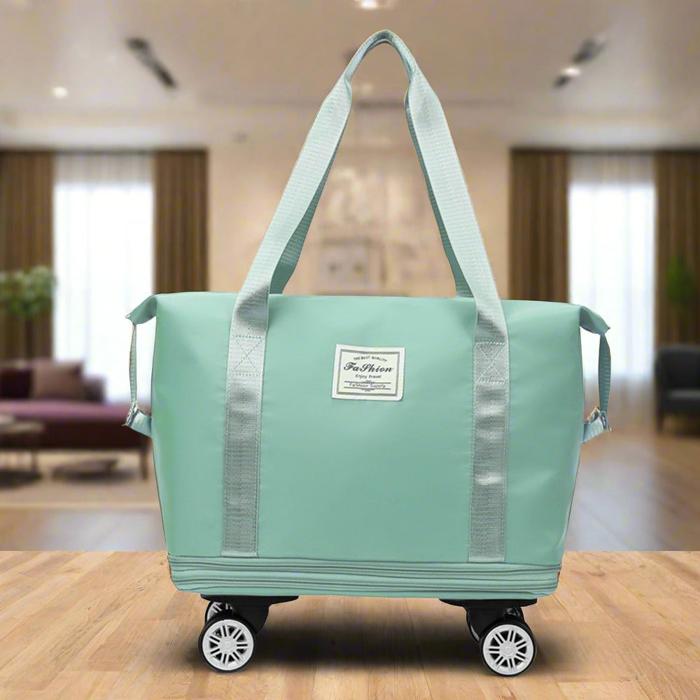 Extendable Bag Buy Expandable Large Capacity Travel Bag with Universal Wheels – Zaappy.com