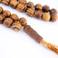 Natural Wooden Tasbeeh Misbaha Prayer Beads | Rosary Zikr Beads Zaappy