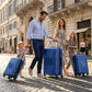 Zig Zag ABS Lightweight Luggage Bag With Double Spinner Wheel | 4 Piece Set 20, 24, 28, 32 Inches