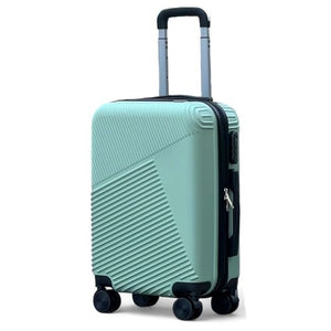 Zig Zag V3 Cabin Size Hard Side Luggage Lightweight ABS Suitcase with Spinner Wheels