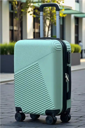 Zig Zag V3 Cabin Size Hard Side Luggage Lightweight ABS Suitcase with Spinner Wheels