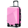 Zig Zag V3 Cabin Size Hard Side Luggage Lightweight ABS Suitcase with Spinner Wheels