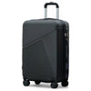 24 Inch Zig Zag V3 Hard Side Luggage Lightweight ABS Suitcase with Spinner Wheels