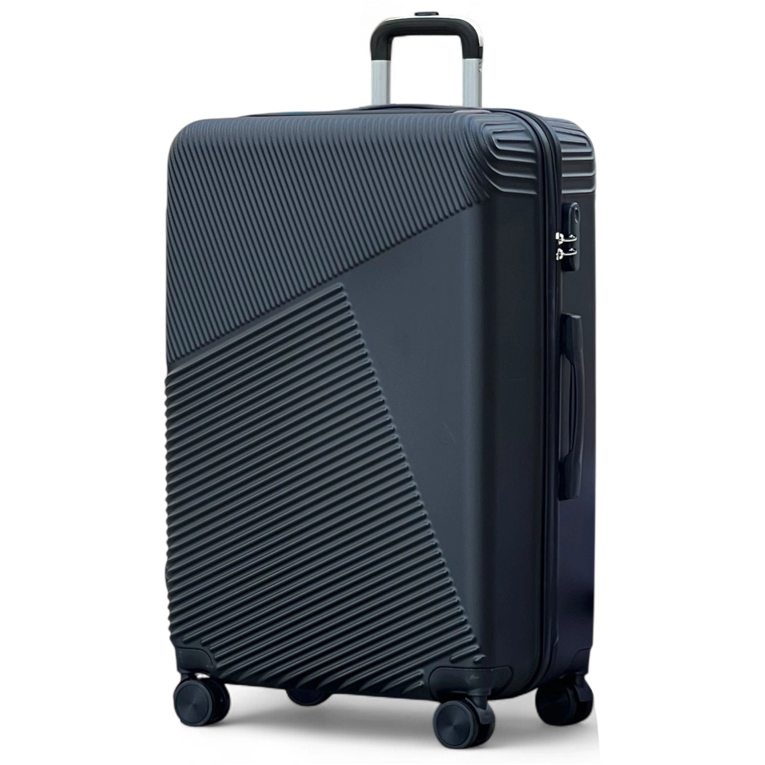 Zig Zag V3 28-Inch Hard Side Luggage Lightweight ABS Suitcase with Spinner Wheels