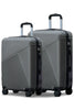 Zig Zag V3 Hardside Lightweight ABS Luggage 2 Pcs Set | Carry-On & Checked Suitcase Combo