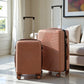 set of 2 pcs stylish  10inch cabin size and 24 inch medium size zigzag abs luggage 