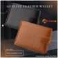 Men's Genuine Leather Wallet | 2 Fold Button Wallet WLT0002 Zaappy.com