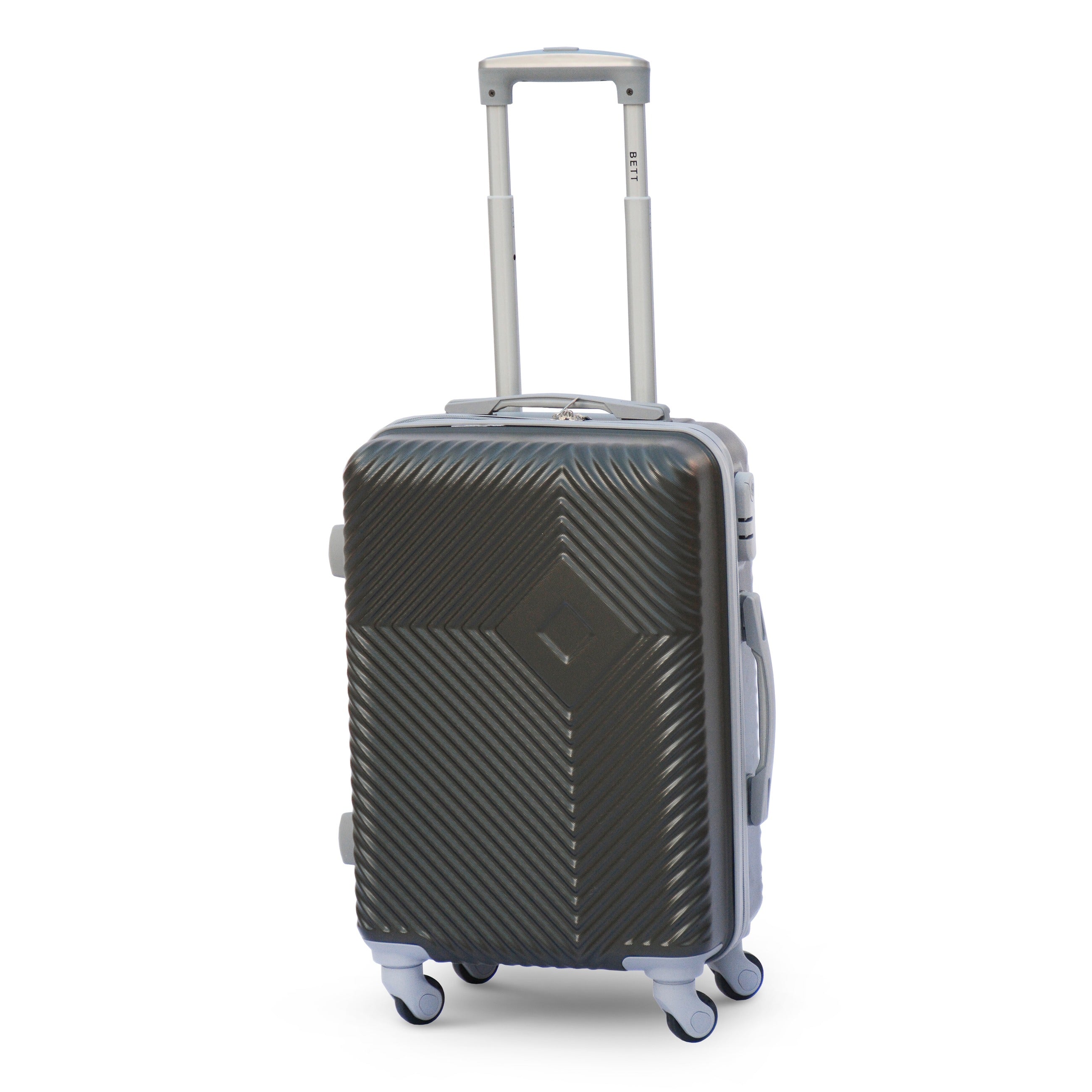 3 Pcs Full Set SI ABS Grey Colour Lightweight Hard Case Spinner wheel Luggage 20" 24" 28 Inch | 2 Year Warranty
