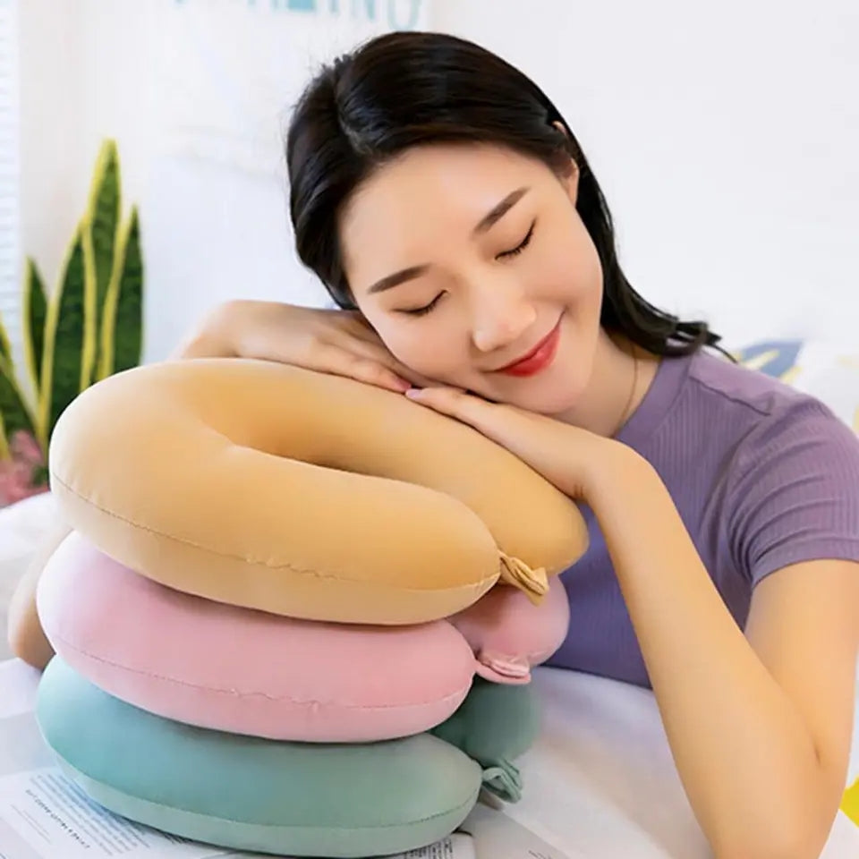 Memory Foam Neck Pillow U-Shaped