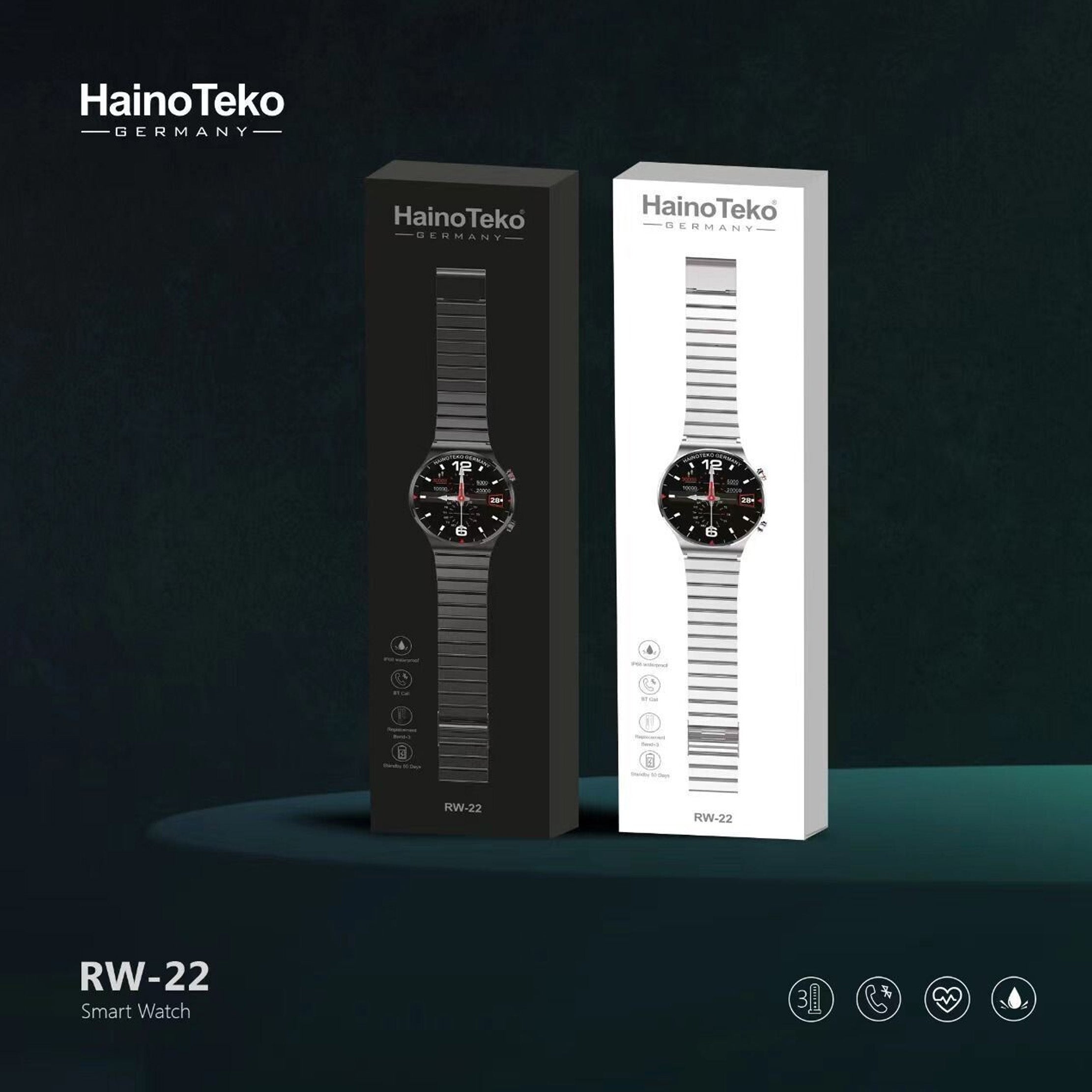 Trending Haino Teko RW22 Germany High Quality smartwatch | Haino Teko RW-22 Smart Watch - HAWAMEBLCX/255