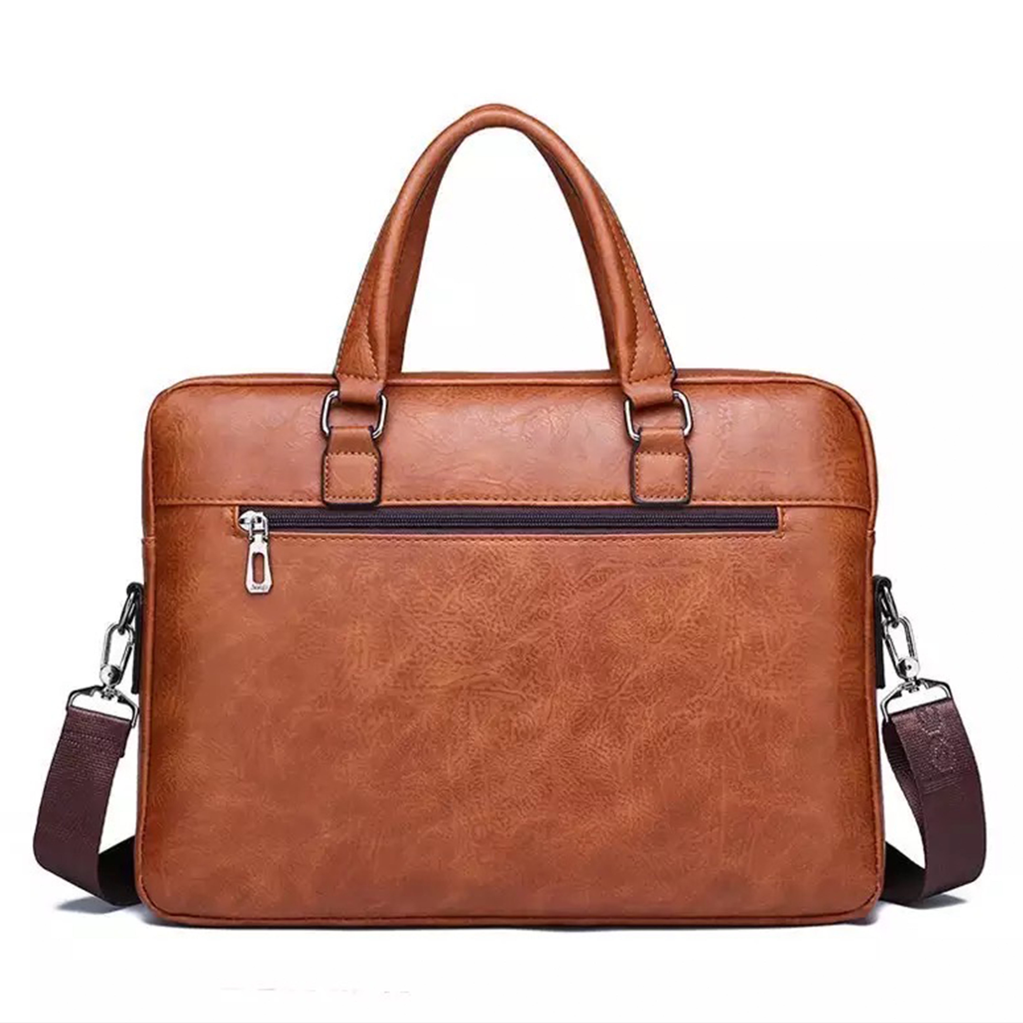 Designer Men Business Bag | Leather Type Laptop Briefcase Bags