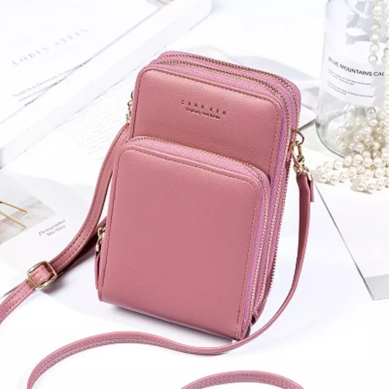 Cross Body Fashion Bag | 3 Zipper Sling Bag