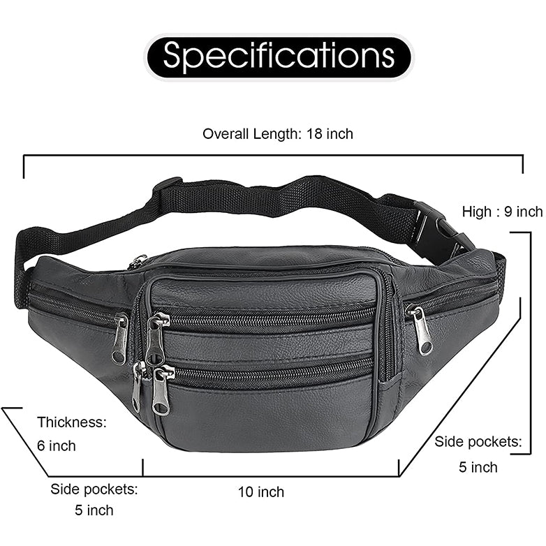 Chest Belt Bag Black | Classic Belt Bag