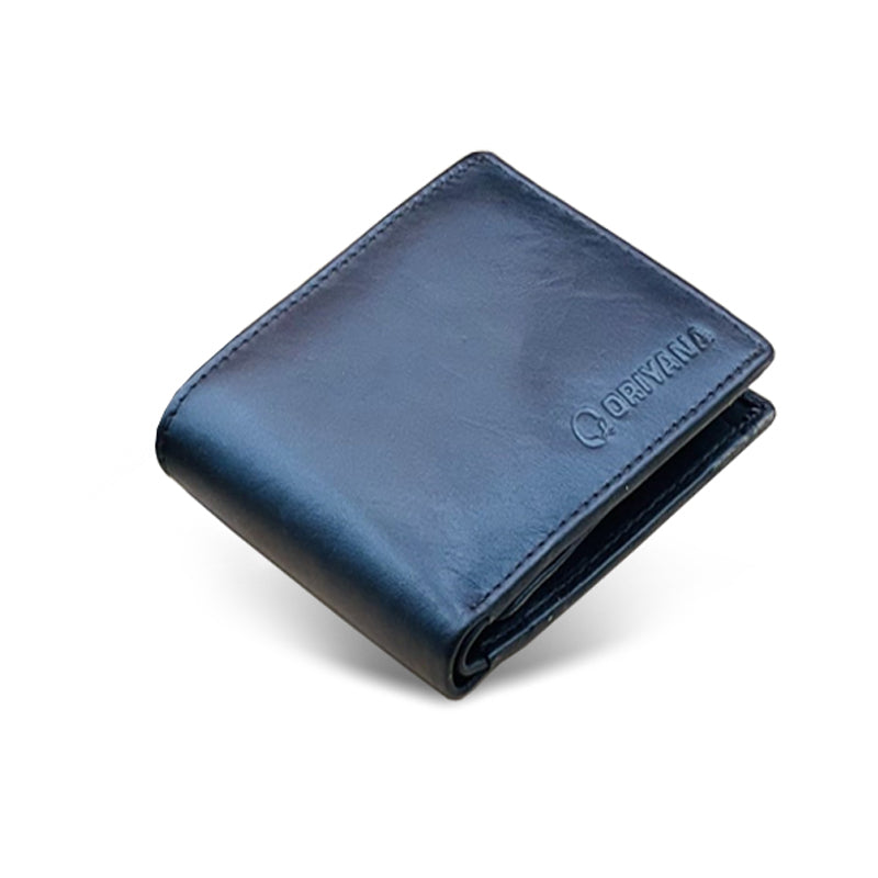 Oriyana Men's Genuine Leather RFID Blocking Wallet | LL 3012 Leather Wallet Zaappy