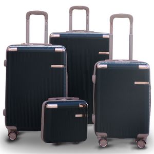 Black Luxury ABS Lightweight Luggage Bag | 4 Piece Set 7” 20” 24” 28 inches