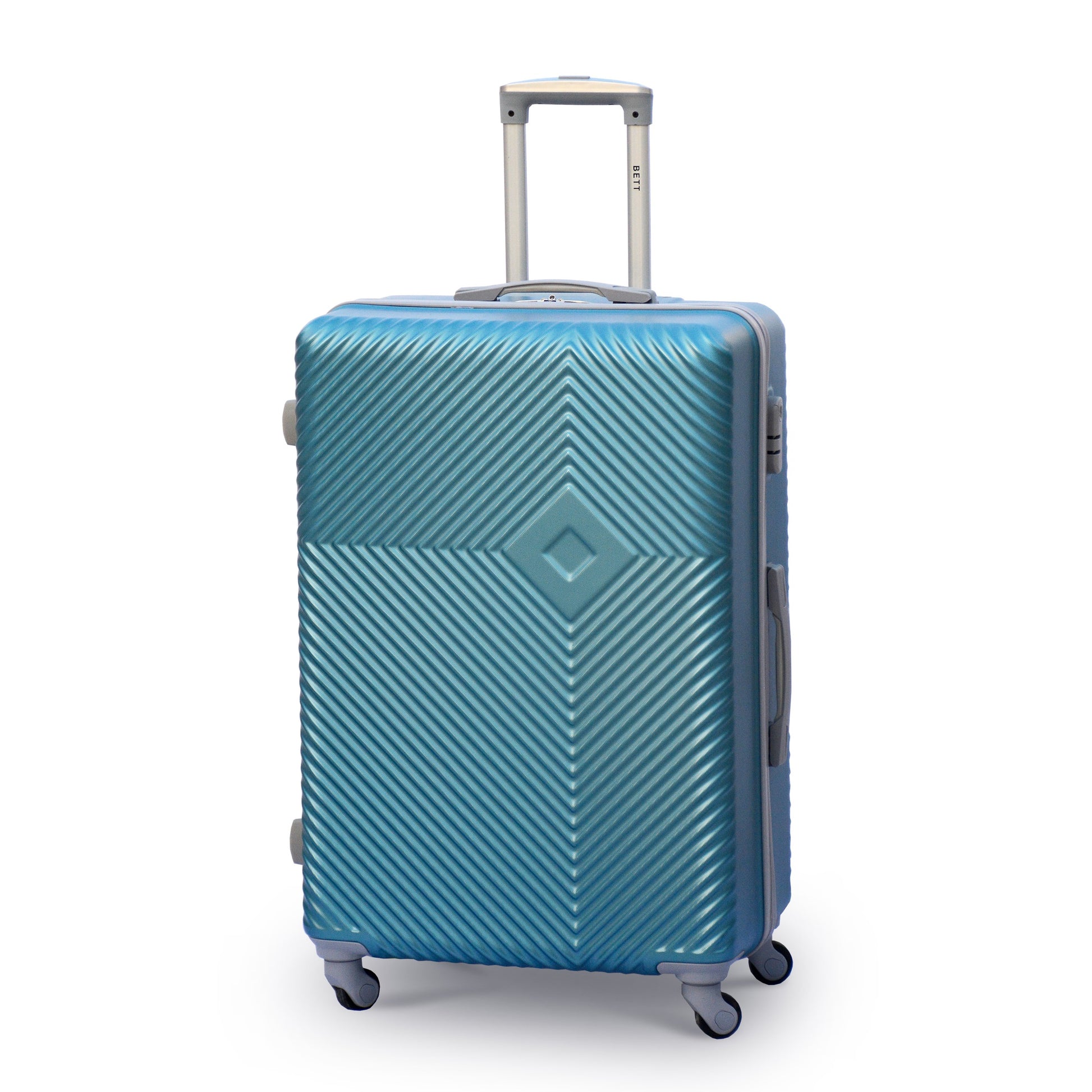 3 Pcs Full Set SI ABS BLue Colour Lightweight Hard Case Luggage 20" 24" 28 Inch zaappy uae