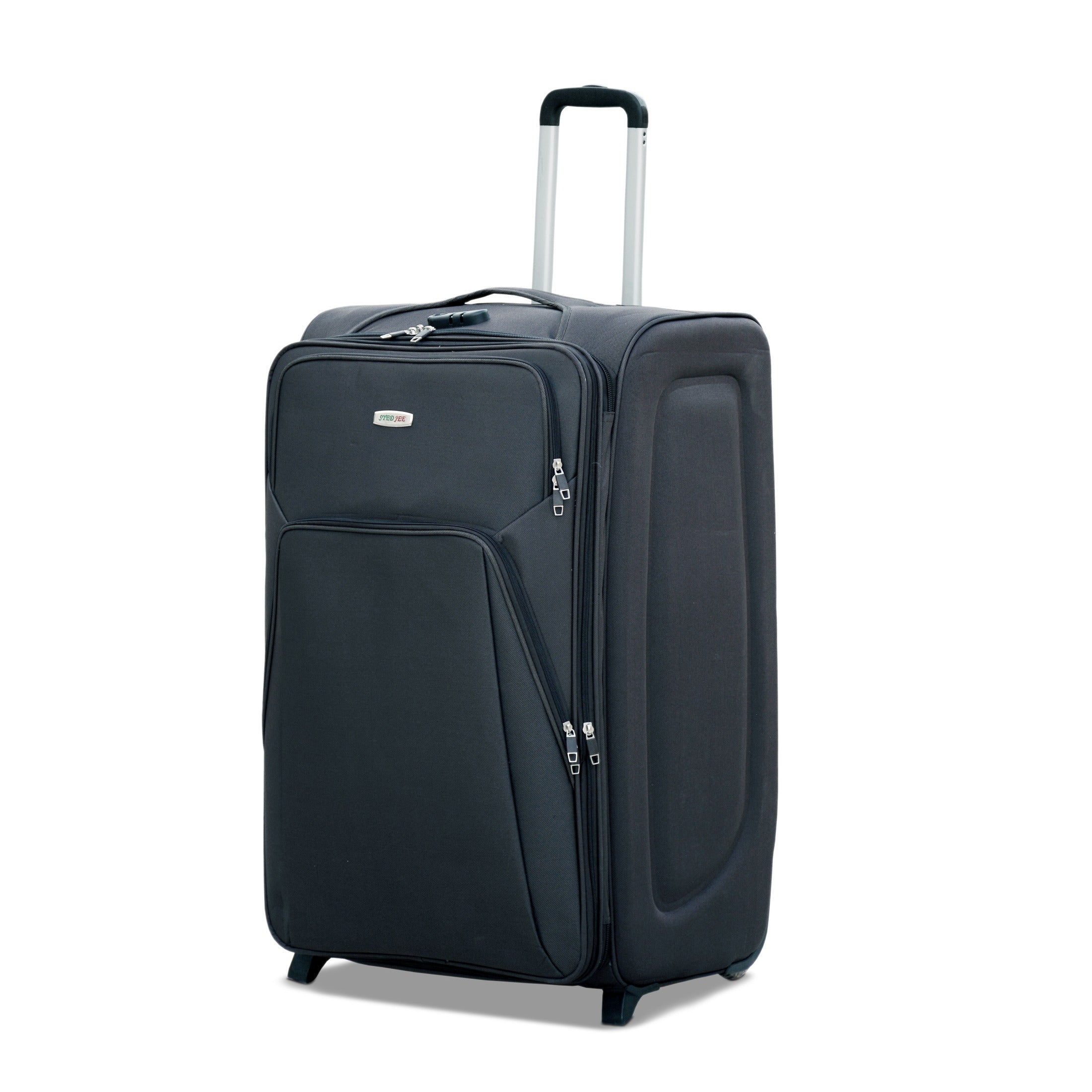 Soft Material Black 20-25 Kg 2 Wheel Travel Luggage Bag