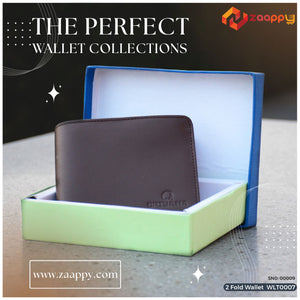 Men's Genuine Leather Wallet | 2 Fold Wallet wlt0007 | Llwltgl2f