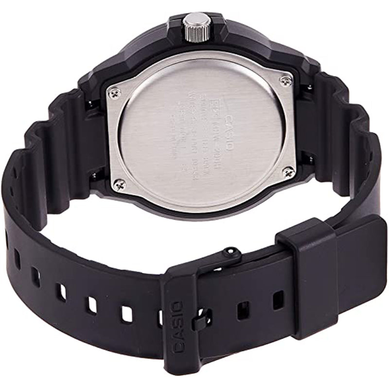 Couple Combo | Casio His and Her Black And White Dial Resin Band Watch - MRW-200H, LRW200H