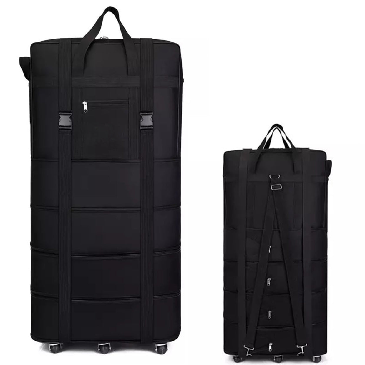 Foldable 5 Wheel Storage Bag | Wheeled Duffel Travel Bag Zaappy