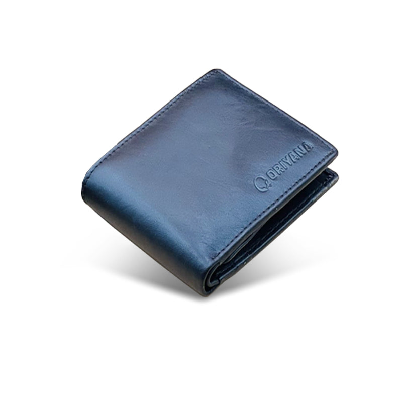 Men's Wallet Genuine Leather RFID Blocking Wallet Men's | LL 3012 Leather Wallet - LLWLLTBLCX