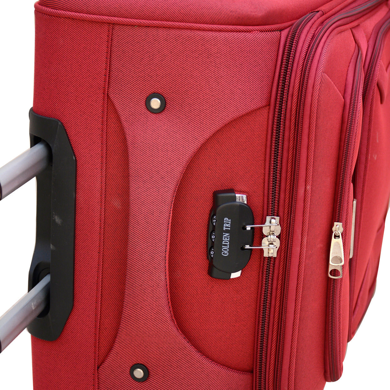 Soft Material Premium Luggage Red Color with Full Cover