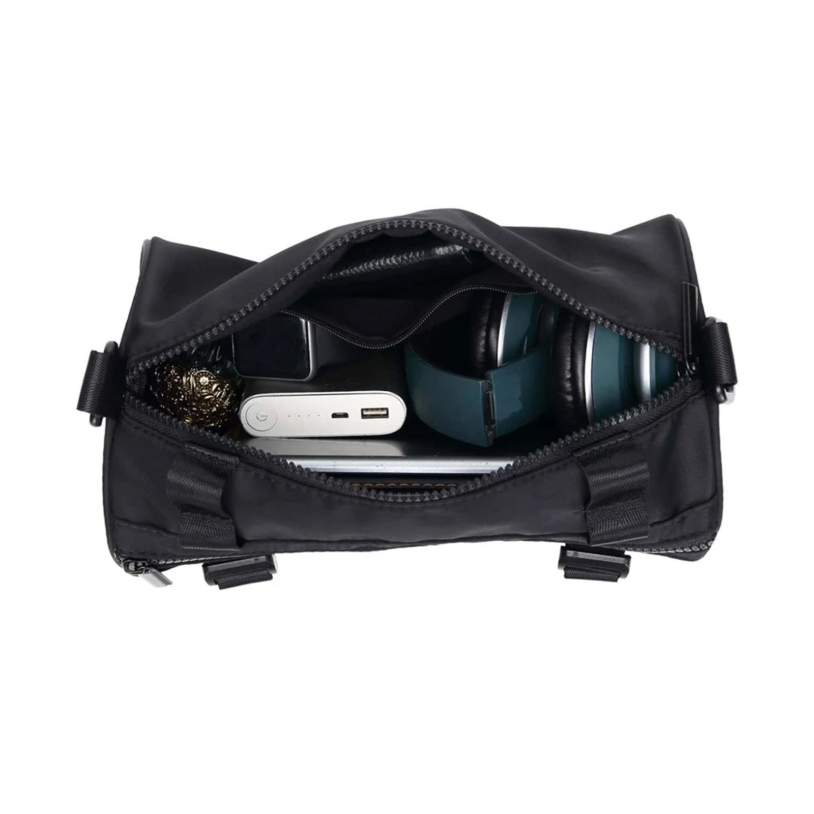 Men's Crossbody Travel Mini Bag | Cylinder Trunkey Bag Zaappy
