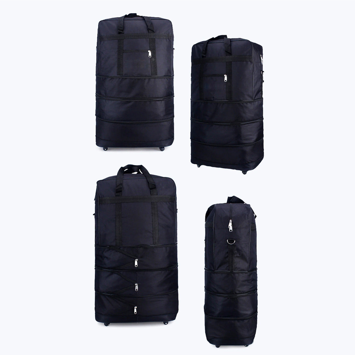 Foldable 5 Wheel Storage Bag | Wheeled Duffel Travel Bag