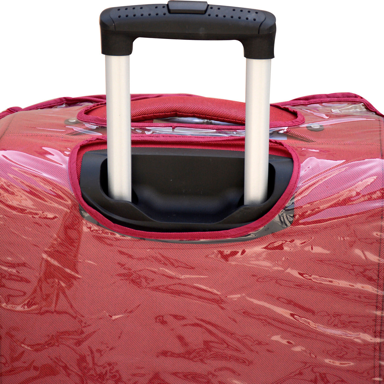 Red Color Premium Luggage With Full Set Cover | Premium Red Luggage With Cover C1 - PMLGSM4WBL