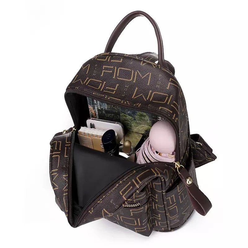 Luxury Fashion Small Backpack Alfa Women | Printed Trendy Backpack