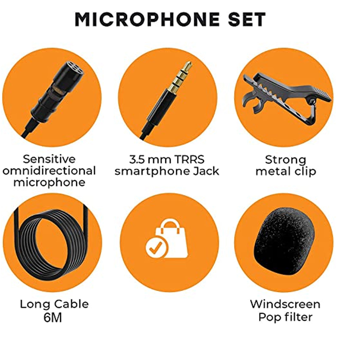 Trending Mini Microphone For Phone with clip For Recording | Hand Free Microphone