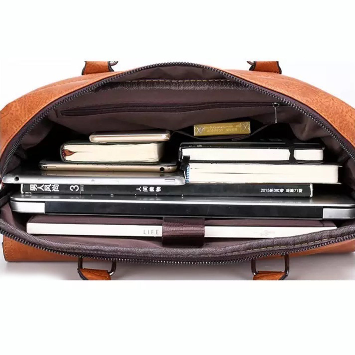 Designer Men Business Bag | Leather Type Laptop Briefcase Bags