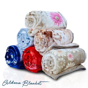 Fabric Printed Double Blanket For Heavy Winter | Donna Gold | ADBLFADUCX